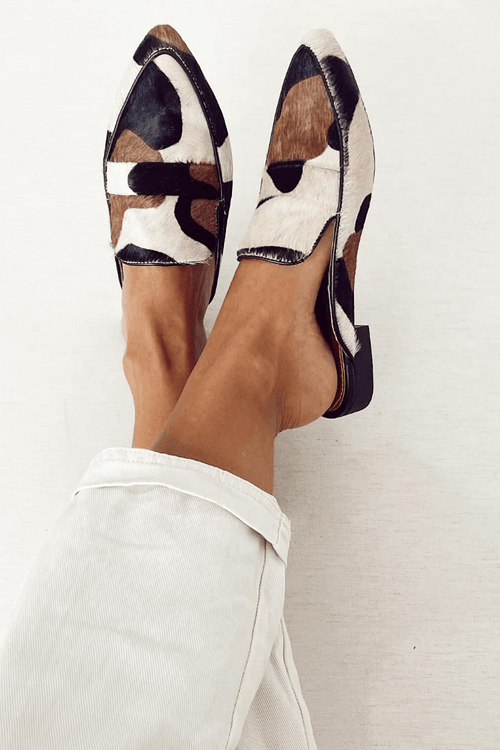 Abstract Pattern Loafers | Stylish Women's Footwear - Image 1