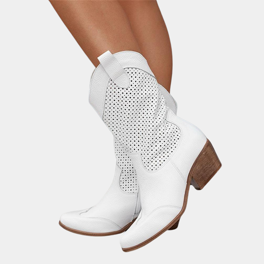 Jill | Women's Cowboy Boots – Knee-High Western Boots Orthopedic Comfortable - Image 1